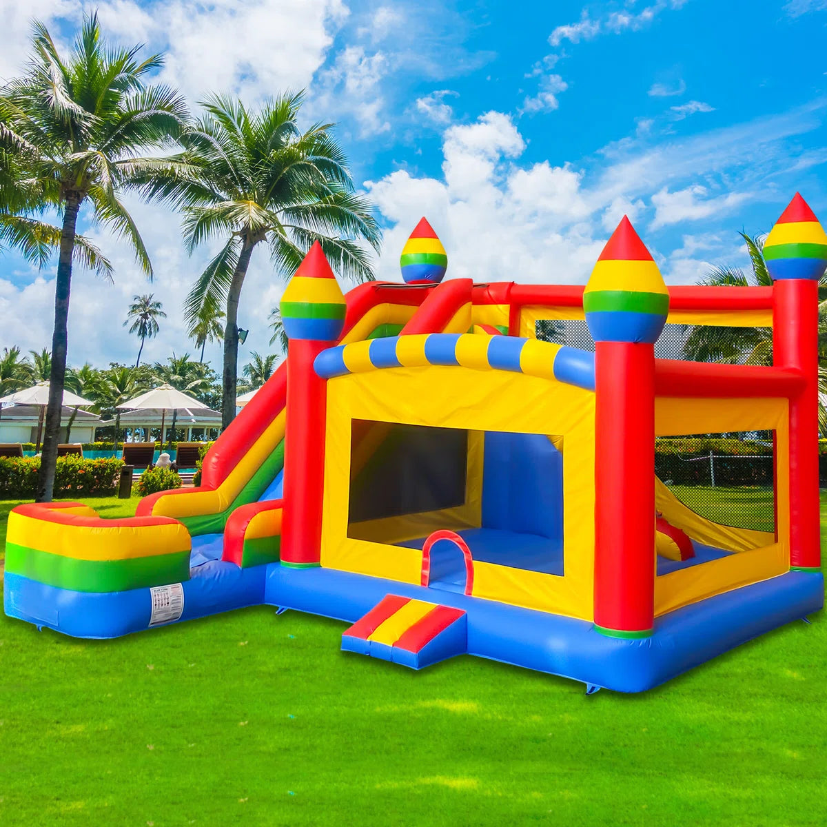 BIG WAVE - 18FT Rainbow Castle Combo - Pre Order Today!